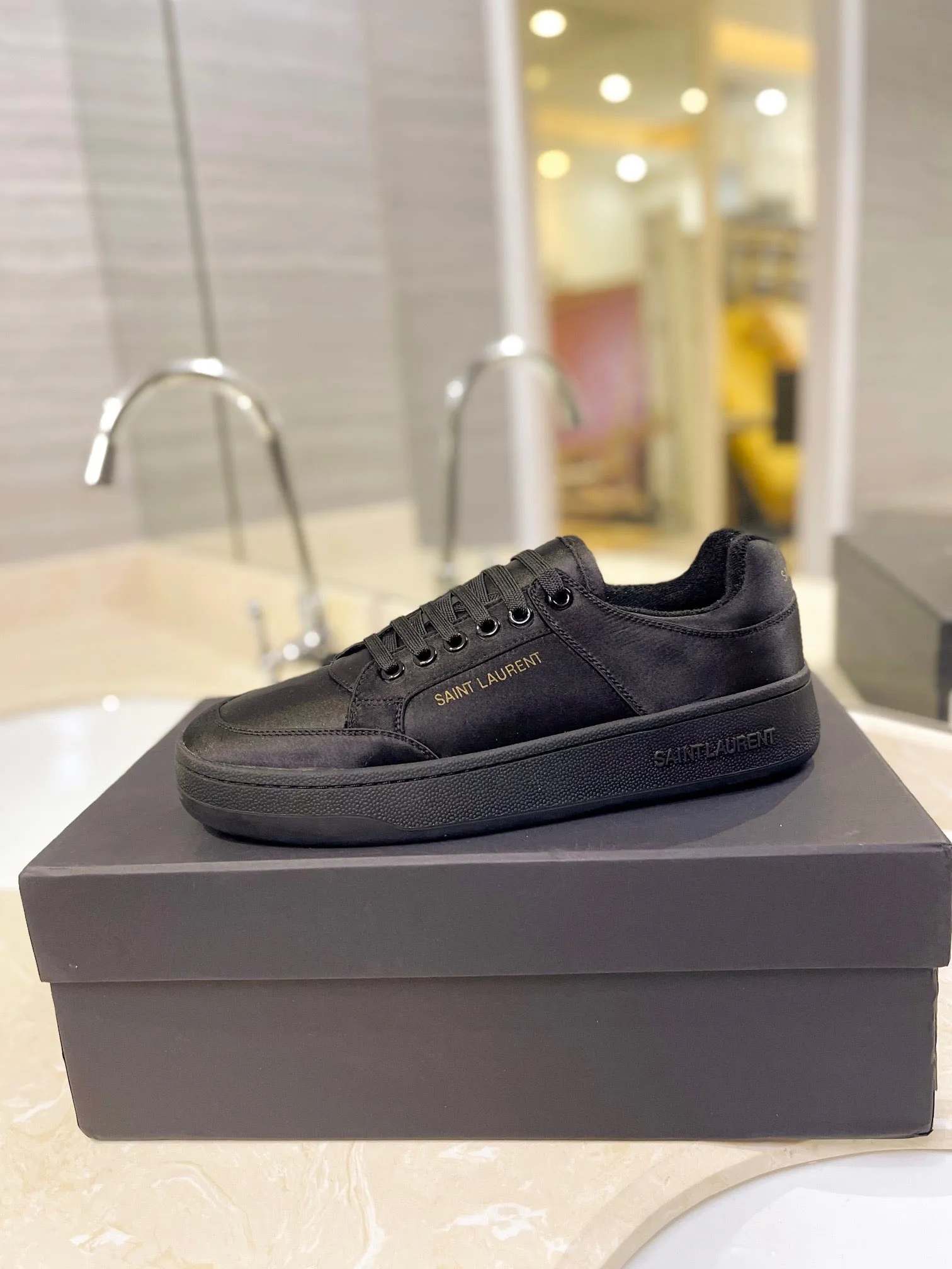 VSL Full Black Leather Sneakers-172