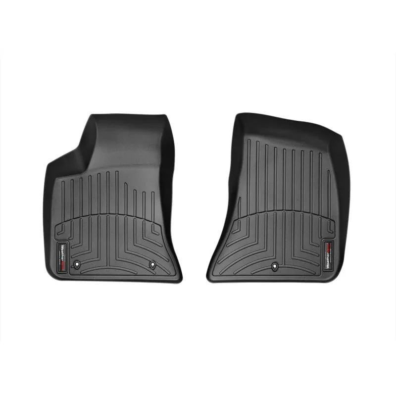 WeatherTech FloorLiners - Front - Black - Chrysler Fullsize Car 2011-14