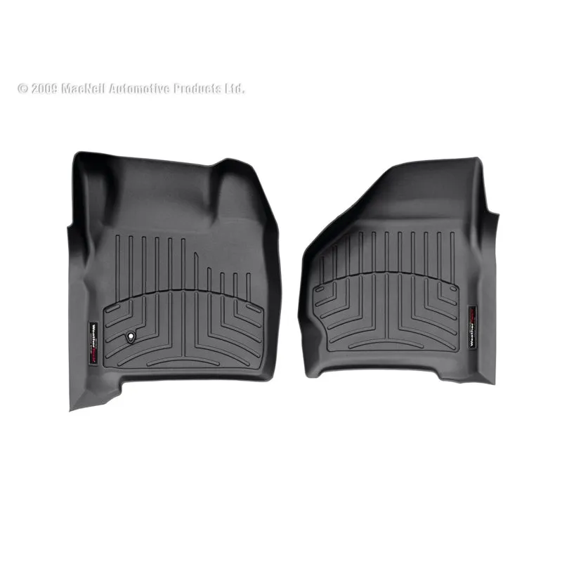 WeatherTech FloorLiners - Front - Black - Ford Fullsize SUV/Truck 1999-2007