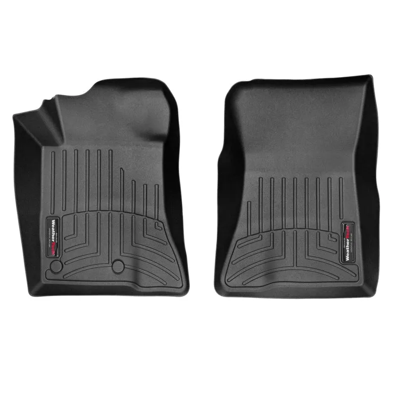 WeatherTech FloorLiners - Front - Black - Ford Mustang 2015