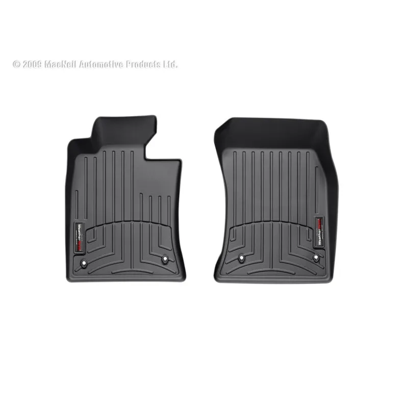 WeatherTech FloorLiners - Front - Black - Mini Cooper 2007-14