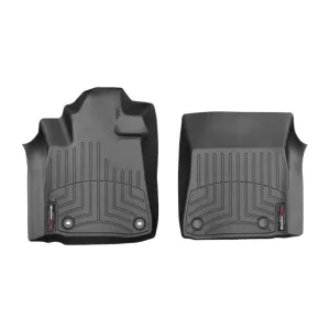 WeatherTech FloorLiners - Front - Black - Toyota Fullsize SUV/Truck 2012-14