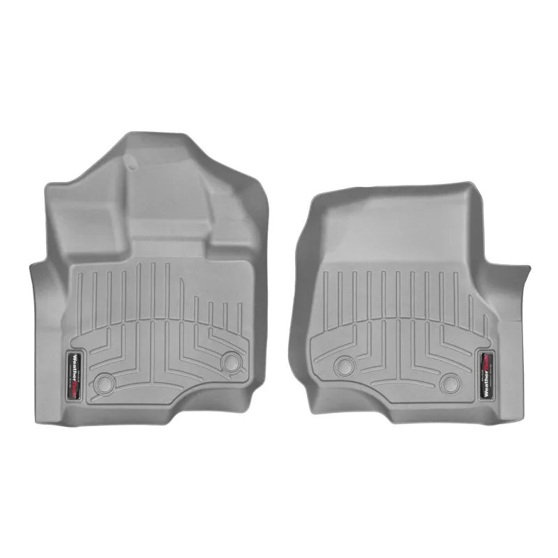 WeatherTech FloorLiners - Front - Gray - Ford Fullsize Truck 2015