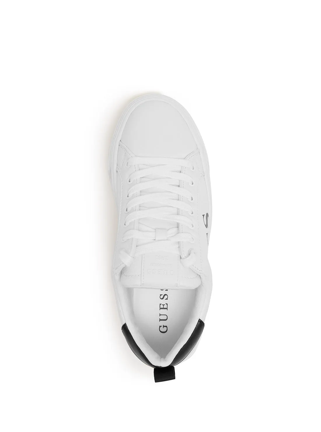 White Earlin Logo Low Top Sneakers