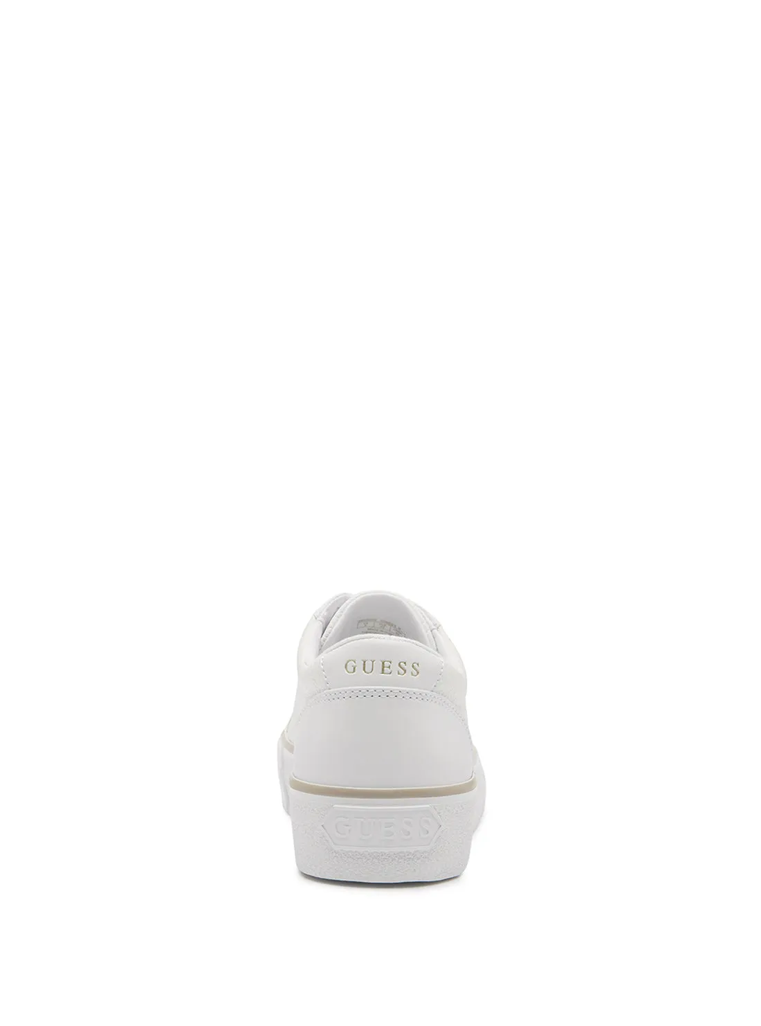 White Nortin Logo Low Top Sneakers