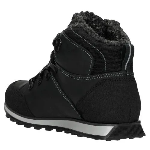 Wojas Black Insulated Leather Trekking Ankle Boots | 6401681