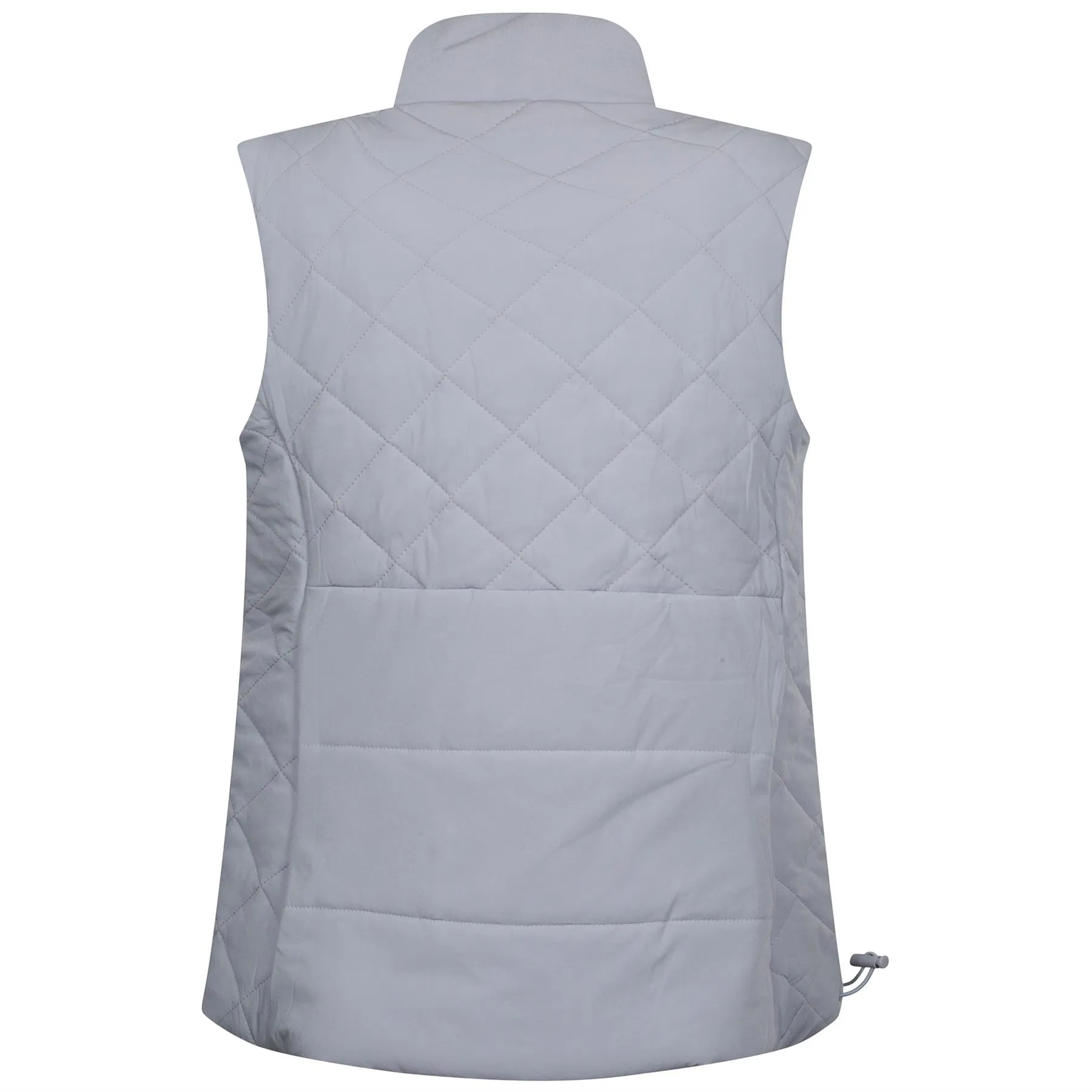 Womens Packable Vest with Adjustable Hem Grey - SS23