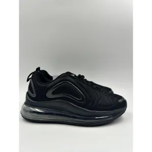 Women's size 6.5, All Black Airmax Style Sneaker with Design on the Upper Sole